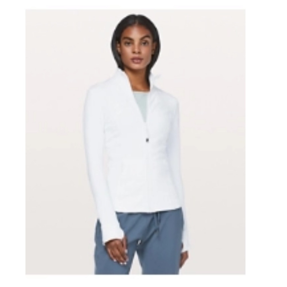 Lululemon white athletic jacket
